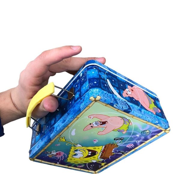 VINTAGE 2008 Spongebob Squarepants Tin Lunchbox - Picture 2 of 11